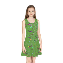 Cargar imagen en el visor de la galería, Nicana Color Splash Girls' Sleeveless Sundress