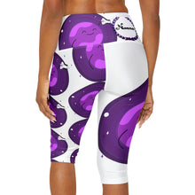 将图片加载到图库查看器,Nicana Planet Purple Capri Leggings