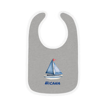 Cargar imagen en el visor de la galería, Nicana Baby Sail On Jersey Bib