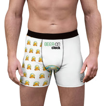 Cargar imagen en el visor de la galería, Nicana Beer On Clock Men's Boxer Briefs