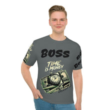 Cargar imagen en el visor de la galería, Nicana Boss Men's Loose T-shirt- Dark Grey