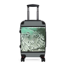 将图片加载到图库查看器,Nicana Peek-a-Boo Grey Cabin Suitcase