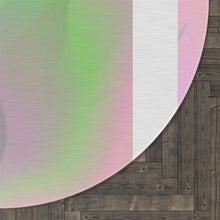 将图片加载到图库查看器,Nicana Rosa y Verde Round Rug