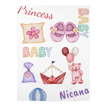 Cargar imagen en el visor de la galería, Nicana Baby Girl Swaddle Blanket