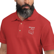 将图片加载到图库查看器,Nicana Power Embroidered Polo Shirt