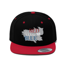 将图片加载到图库查看器,Nicana Red, White and Blue Unisex Flat Bill Hat