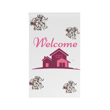 将图片加载到图库查看器,Nicana Pink Floral Welcome House Banner
