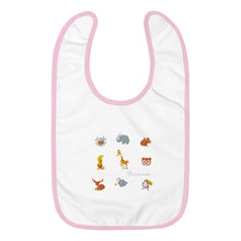 Load image into Gallery viewer, Nicana Animalistic Embroidered Baby Bib
