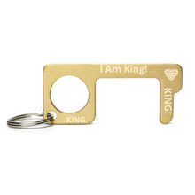 Cargar imagen en el visor de la galería, Nicana I Am King. Engraved Brass Touch Tool