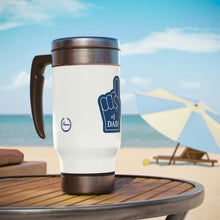 Load image into Gallery viewer, Nicana #1 Dad Stainless Steel Travel Mug with Handle, 14oz