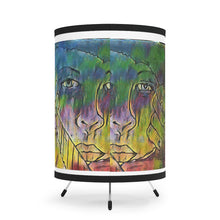 将图片加载到图库查看器,Nicana Peek-a-Boo Purple Tripod Lamp with High-Res Printed Shade, US\CA plug