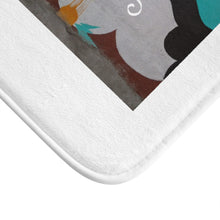 Cargar imagen en el visor de la galería, Nicana Graffiti White Bath Mat