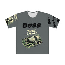Cargar imagen en el visor de la galería, Nicana Boss Men's Loose T-shirt- Dark Grey
