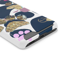 将图片加载到图库查看器,Nicana Paw on paws Phone Case With Card Holder