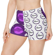 将图片加载到图库查看器,Nicana Planet Purples Women's Shorts