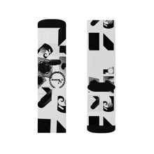 Cargar imagen en el visor de la galería, Nicana Black/ White Block Socks