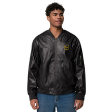 将图片加载到图库查看器,Nicana Signature Leather Bomber Jacket