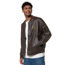 将图片加载到图库查看器,Nicana Signature Leather Bomber Jacket