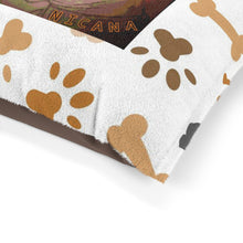 Load image into Gallery viewer, Nicana Enzo Paw Print Pet Bed