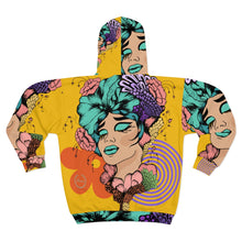 Cargar imagen en el visor de la galería, Nicana Caribbean Comic View Unisex Zip Hoodie