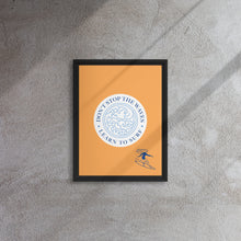 Cargar imagen en el visor de la galería, Nicana Don't Fight The Waves (female) Framed canvas