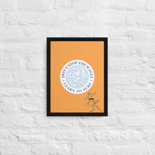 Cargar imagen en el visor de la galería, Nicana Don't Fight The Wave (male) Framed canvas