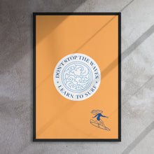 Cargar imagen en el visor de la galería, Nicana Don't Fight The Waves (female) Framed canvas