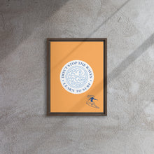 Cargar imagen en el visor de la galería, Nicana Don't Fight The Waves (female) Framed canvas