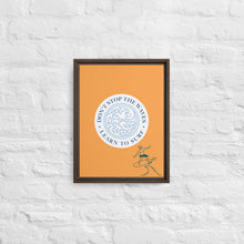Cargar imagen en el visor de la galería, Nicana Don't Fight The Wave (male) Framed canvas