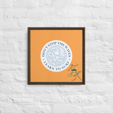 Cargar imagen en el visor de la galería, Nicana Don't Fight The Wave (male) Framed canvas