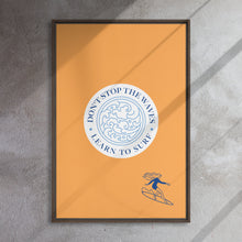 Cargar imagen en el visor de la galería, Nicana Don't Fight The Waves (female) Framed canvas