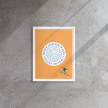 Cargar imagen en el visor de la galería, Nicana Don't Fight The Waves (female) Framed canvas