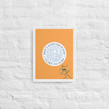 Cargar imagen en el visor de la galería, Nicana Don't Fight The Wave (male) Framed canvas