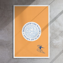 Cargar imagen en el visor de la galería, Nicana Don't Fight The Waves (female) Framed canvas