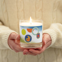 Load image into Gallery viewer, Nicana Funky Glass jar soy wax candle