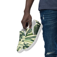 Cargar imagen en el visor de la galería, Time is Money Nicana Men’s slip-on canvas shoes