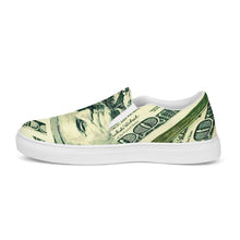 Cargar imagen en el visor de la galería, Time is Money Nicana Men’s slip-on canvas shoes