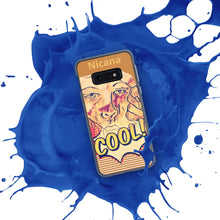 将图片加载到图库查看器,Nicana Peek-a-Boo Orange Samsung Case