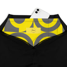 将图片加载到图库查看器,Nicana Shield Black and Yellow Sports Leggings