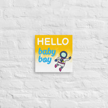 Cargar imagen en el visor de la galería, Nicana Hello Baby Boy Thin canvas