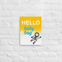 Cargar imagen en el visor de la galería, Nicana Hello Baby Boy Thin canvas