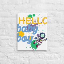 Load image into Gallery viewer, Nicana  Hello Baby Boy Thin canvas