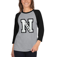 Cargar imagen en el visor de la galería, Nicana Letterman 3/4 sleeve raglan shirt