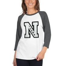 Cargar imagen en el visor de la galería, Nicana Letterman 3/4 sleeve raglan shirt