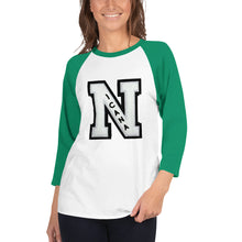 Cargar imagen en el visor de la galería, Nicana Letterman 3/4 sleeve raglan shirt