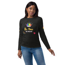Load image into Gallery viewer, Nicana ..Be you.  BE proud.  Unisex fashion long sleeve shirt