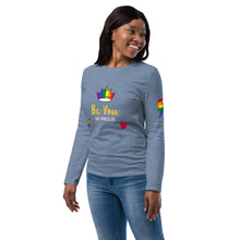 Load image into Gallery viewer, Nicana ..Be you.  BE proud.  Unisex fashion long sleeve shirt