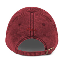 Load image into Gallery viewer, Nicana Red Letterman Vintage Cotton Twill Cap