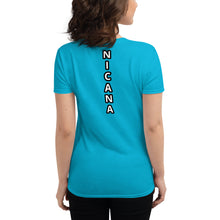 Cargar imagen en el visor de la galería, Nicana Letterman Women's short sleeve t-shirt