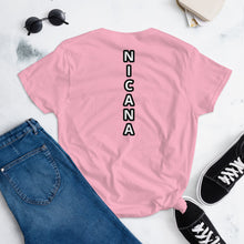 Cargar imagen en el visor de la galería, Nicana Letterman Women's short sleeve t-shirt